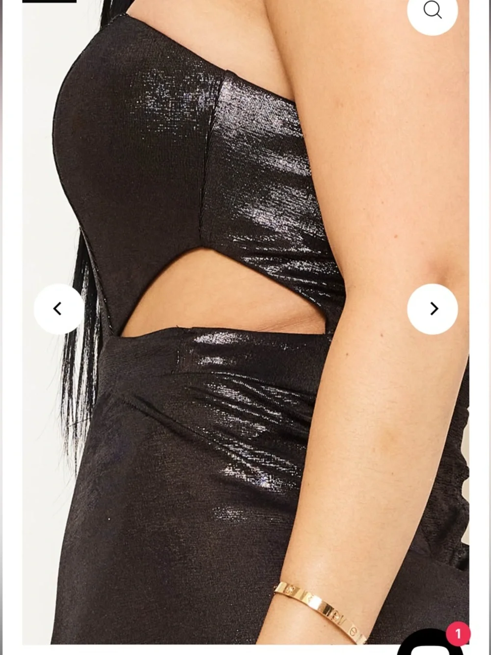 Wedding guest Strapless black jumpsuit wide leg size L flowy split *2 for 20*